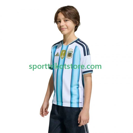 Argentinien Kinderset Heim trikot WM 2026 Kurzarm