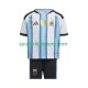 Argentinien Kinderset Heim trikot WM 2026 Kurzarm