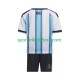 Argentinien Kinderset Heim trikot WM 2026 Kurzarm