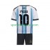 Argentinien Kinderset Heim trikot WM 2026 Kurzarm Lionel Messi 10