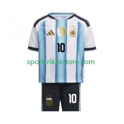 Argentinien Kinderset Heim trikot WM 2026 Kurzarm Lionel Messi 10