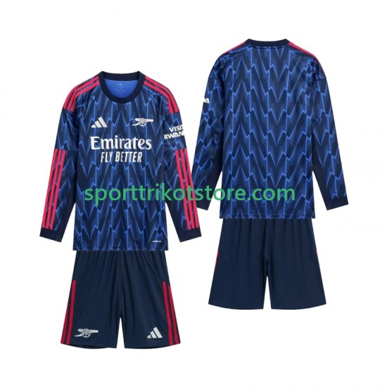 Arsenal Kinderset Auswärts trikot 2025-2026 Langarm