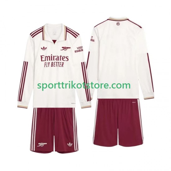 Arsenal Kinderset Ausweich trikot 2025-2026 Langarm