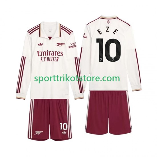 Arsenal Kinderset Ausweich trikot 2025-2026 Langarm Eze 10