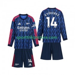 Arsenal Kinderset Auswärts trikot 2025-2026 Langarm Gyokeres 14