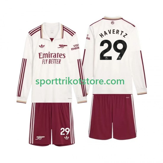 Arsenal Kinderset Ausweich trikot 2025-2026 Langarm Havertz 29