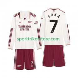 Arsenal Kinderset Ausweich trikot 2025-2026 Langarm Saka 7