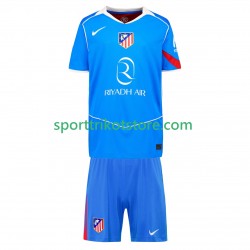Atlético Madrid Kinderset Ausweich trikot 2025-2026 Kurzarm