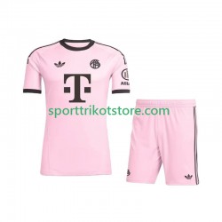 FC Bayern München Kinderset Ausweich trikot 2025-2026 Kurzarm Torwart UCL