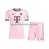 FC Bayern München Kinderset Ausweich trikot 2025-2026 Kurzarm Torwart UCL