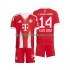 FC Bayern München Kinderset Heim trikot 2025-2026 Kurzarm Luis Diaz 14