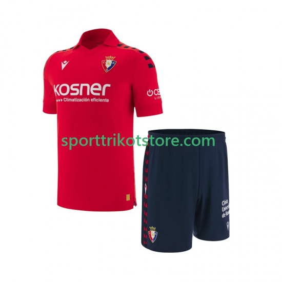 CA Osasuna Kinderset Heim trikot 2025-2026 Kurzarm