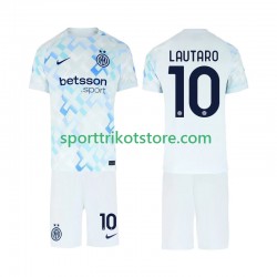 Inter Mailand Kinderset Auswärts trikot 2025-2026 Kurzarm Lautaro Martinez 10
