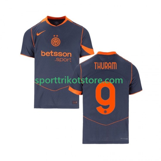 Inter Mailand Herren Ausweich trikot 2025-2026 Kurzarm Marcus Thuram 9