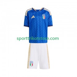 Italien Kinderset Heim trikot WM 2026 Kurzarm