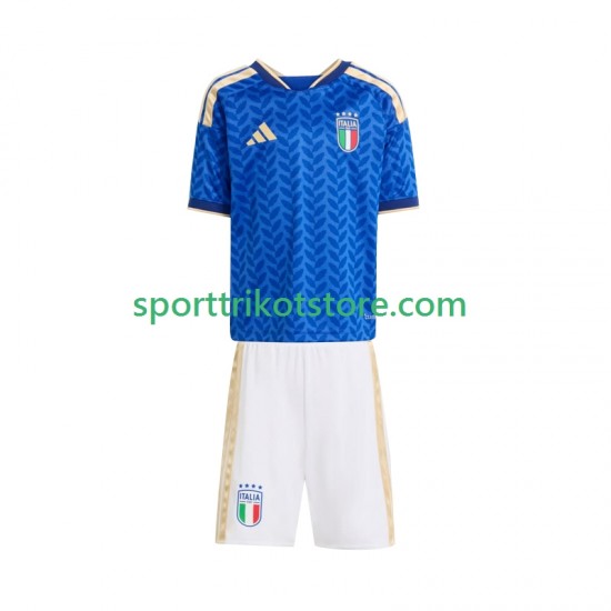Italien Kinderset Heim trikot WM 2026 Kurzarm