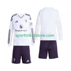 Manchester United Kinderset Auswärts trikot 2025-2026 Langarm