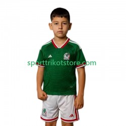 Mexiko Kinderset Heim trikot WM 2026 Kurzarm