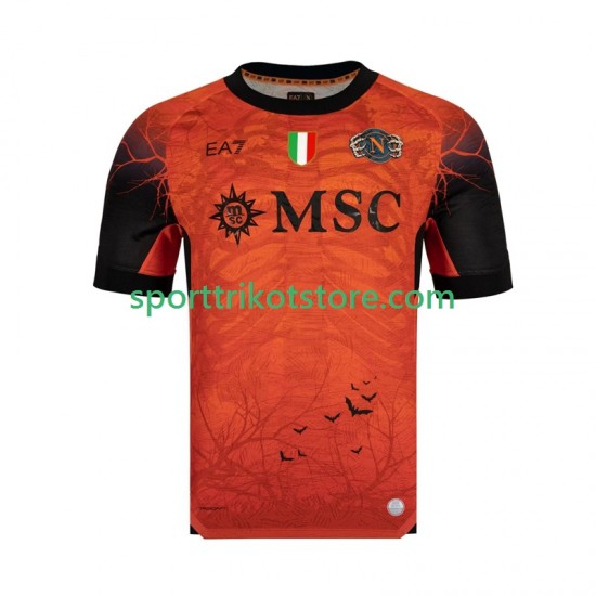 SSC Neaples Herren Heim trikot 2025-2026 Kurzarm Torwart Halloween
