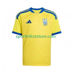 Ukraine Kinderset Heim trikot WM 2026 Kurzarm