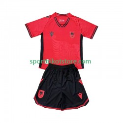 Albanien Kinderset Heim trikot 2026 Kurzarm