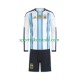 Argentinien Kinderset Heim trikot WM 2026 Langarm