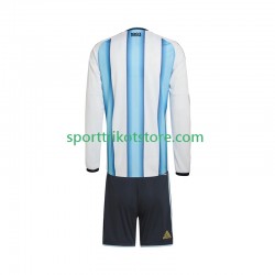Argentinien Kinderset Heim trikot WM 2026 Langarm