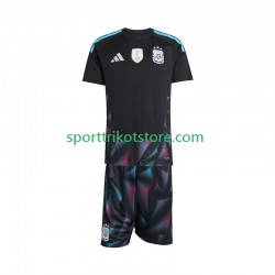 Argentinien Kinderset Heim trikot WM 2026 Kurzarm Torwart