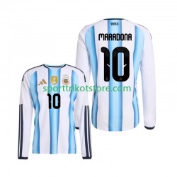 Argentinien Herren Heim trikot WM 2026 Langarm Maradona 10