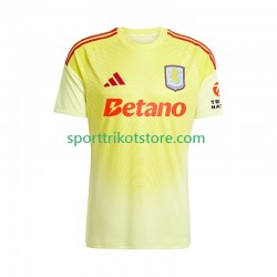 Aston Villa Herren Auswärts trikot 2025-2026 Kurzarm Torwart