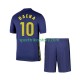 Atlético Madrid Kinderset Auswärts trikot 2025-2026 Kurzarm Alex Baena 10
