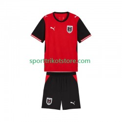 Österreich Kinderset Heim trikot WM 2026 Kurzarm