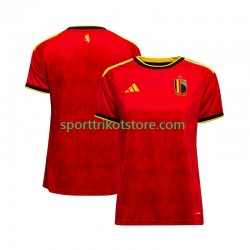 Belgien Dame Heim trikot WM 2026 Kurzarm