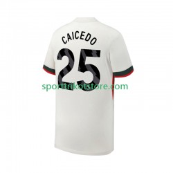 Chelsea Herren Auswärts trikot 2025-2026 Kurzarm Moises Caicedo 25