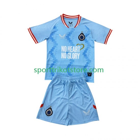 Club Brugge Kinderset Ausweich trikot 2025-2026 Kurzarm