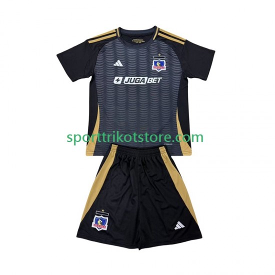 Colo-Colo Kinderset Auswärts trikot 2025-2026 Kurzarm