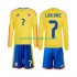 Kolumbien Kinderset Heim trikot WM 2026 Langarm Luis Diaz 7