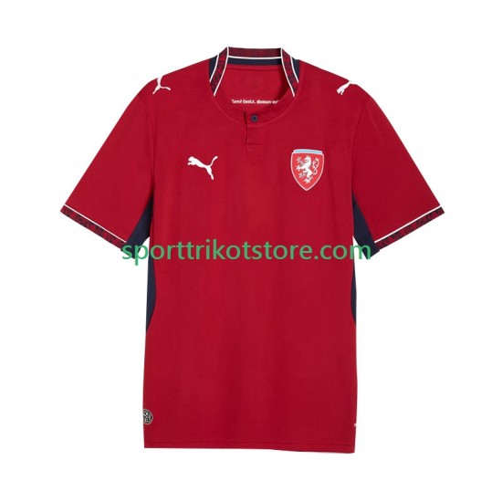 Tschechien Herren Heim trikot 2026 Kurzarm