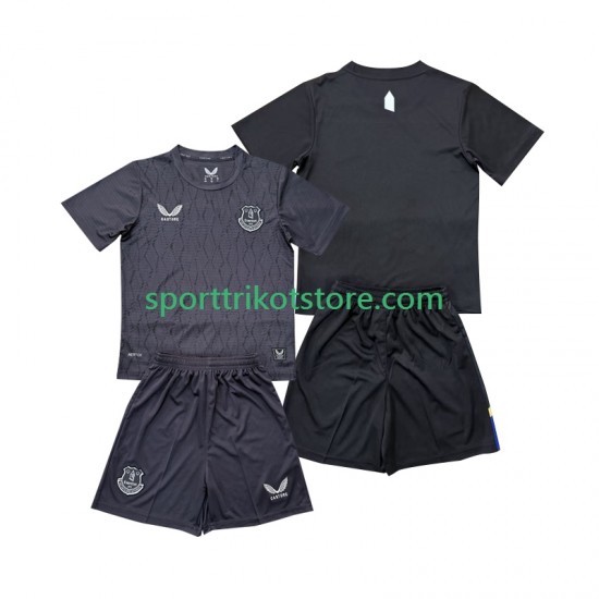 Everton Kinderset Auswärts trikot 2025-2026 Kurzarm Torwart FC