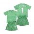 Everton Kinderset Heim trikot 2025-2026 Kurzarm Torwart FC Pickford 1