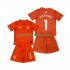 Everton Kinderset Ausweich trikot 2025-2026 Kurzarm Torwart FC Pickford 1