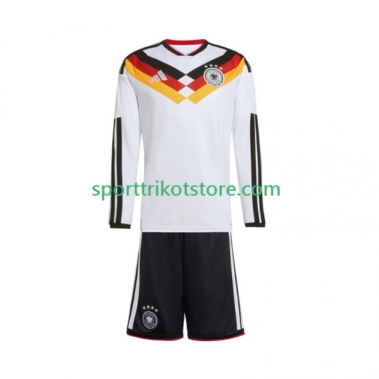 Deutschland Kinderset Heim trikot WM 2026 Langarm
