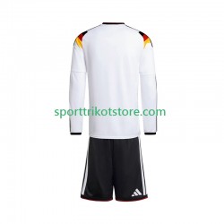 Deutschland Kinderset Heim trikot WM 2026 Langarm