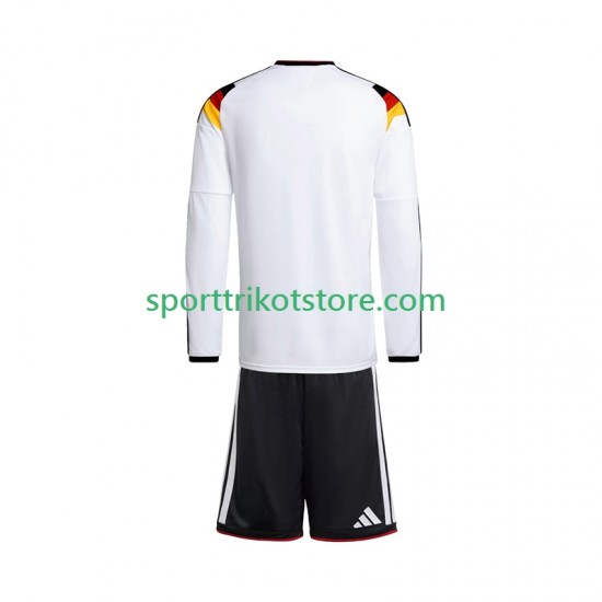 Deutschland Kinderset Heim trikot WM 2026 Langarm