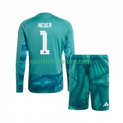 Deutschland Kinderset Heim trikot WM 2026 Langarm Torwart Manuel Neuer 1