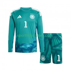 Deutschland Kinderset Heim trikot WM 2026 Langarm Torwart Oliver Baumann 1