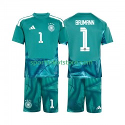 Deutschland Kinderset Heim trikot WM 2026 Kurzarm Torwart Oliver Baumann 1