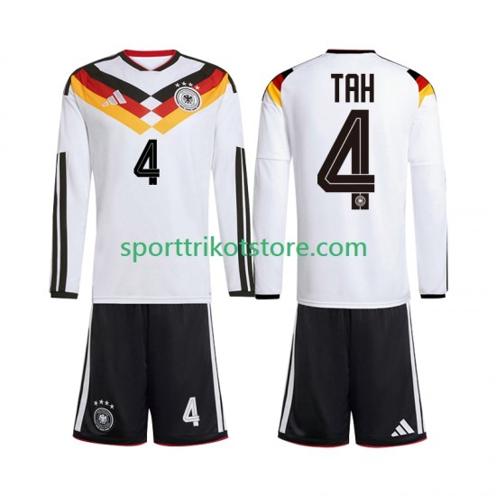 Deutschland Kinderset Heim trikot WM 2026 Langarm Jonathan Tah 4