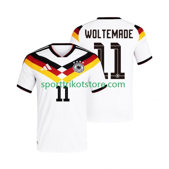 Deutschland Herren Heim trikot WM 2026 Kurzarm Woltemade 11