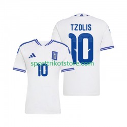 Griechenland Herren Heim trikot 2026 Kurzarm Christos Tzolis 10